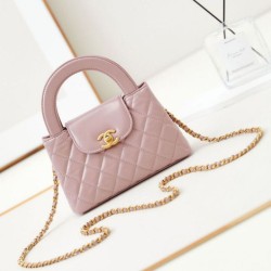 Replica Perfette 23K Kelly Mini shopping Borse  AS4416 Rosa imitazioni