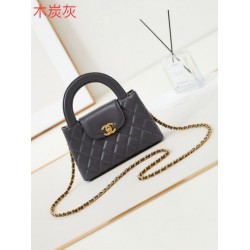 23K Kelly Mini shopping Borse Replica Alta Qualità AS4416 Grigio scuro