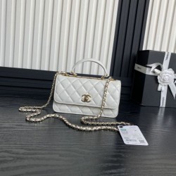 Replica Perfette Borsa Woc 24B Trendy CC con patta AP4184 Bianca imitazioni