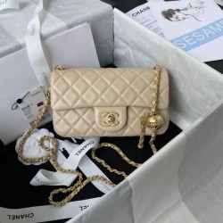 Replica Perfette Borsa AS1787 Mini con patta albicocca imitazioni