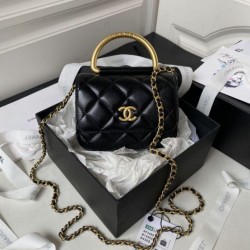 Borsa Mini con patta AS4385 Nera