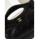31 Mini Shopping Borsa Pochette con catena lucida AS3656 Nera Replica qualità specchio Replica Perfette 31 Mini Shopping Borsa Pochette con catena lucida AS3656 Nera imitazioni