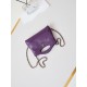 31 Mini Shopping Borsa Pochette con catena lucida AS3656 Viola Replica qualità specchio Replica Perfette 31 Mini Shopping Borsa Pochette con catena lucida AS3656 Viola imitazioni