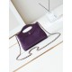 31 Mini Shopping Borsa Pochette con catena lucida AS3656 Viola Replica qualità specchio Replica Perfette 31 Mini Shopping Borsa Pochette con catena lucida AS3656 Viola imitazioni