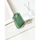 31 Mini Shopping Borse Firmate Replica Pochette con catena lucida AS3656 Verde chiaro qualità specchio Replica Perfette 31 Mini Shopping Borse Firmate Pochette con catena lucida AS3656 Verde chiaro imitazioni
