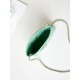 31 Mini Shopping Borse Firmate Replica Pochette con catena lucida AS3656 Verde chiaro qualità specchio Replica Perfette 31 Mini Shopping Borse Firmate Pochette con catena lucida AS3656 Verde chiaro imitazioni