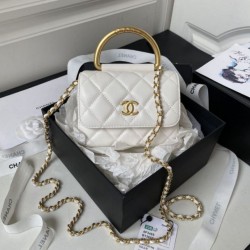 Replica Perfette Mini Top Handle Borsa AP3485 Bianco imitazioni