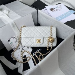 Replica Perfette AS1787 Mini Flap Borsa Bianco imitazioni