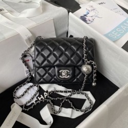 Replica Perfette Mini Shoulder Borsa AS1786 Nero imitazioni