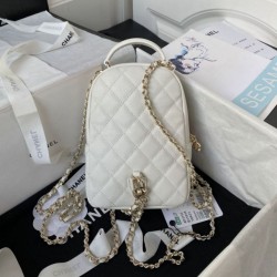 Mini Zaino AP3753 Bianco Replica qualità specchio Replica Perfette Mini Zaino AP3753 Bianco imitazioni
