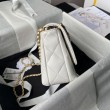 Borsa 24A con catena di lettere di perle AS5011 Bianca