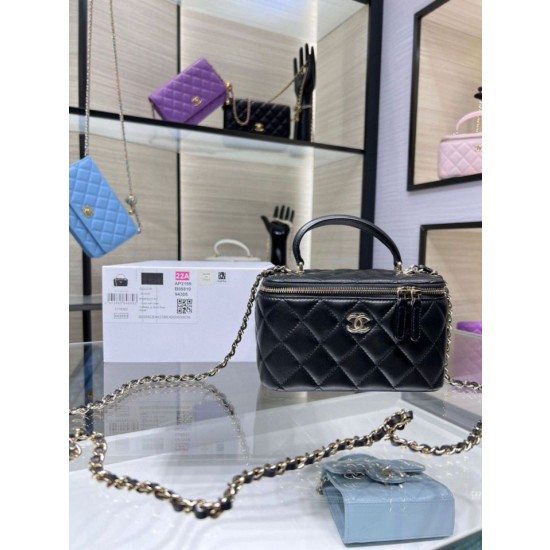 Imitazioni borse griffate a catena 24K Vanity AP2199 Nera