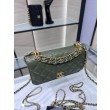 Borsa a tracolla con catena AP3019 Bianco