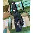 Borse Replica fedele Gucci Horsebit 1955 764155 Nero