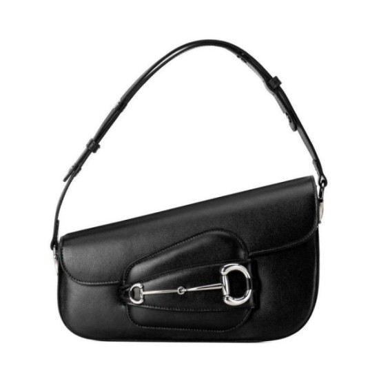 Borse Replica fedele Gucci Horsebit 1955 764155 Nero