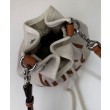 Borsa Replica 1:1 a tracolla mini Gucci con stampa Gucci 777166 Caffè