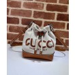Borsa Replica 1:1 a tracolla mini Gucci con stampa Gucci 777166 Caffè