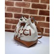 Borsa Replica 1:1 a tracolla mini Gucci con stampa Gucci 777166 Caffè