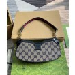 Borse Replica a tracolla mini Gucci Moon Side 786015 Blu scuro