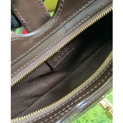 Borse Replica Alta Qualità a tracolla mini Gucci Moon Side 786015 Caffè scuro
