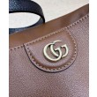 Borsa a tracolla piccola Gucci Diana in bambù Caffè