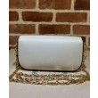 Borsa a tracolla piccola Gucci Horsebit 1955 735178 Crema