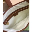 Borsa a tracolla piccola Gucci Jackie 782849 Caffè