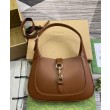 Borsa a tracolla piccola Gucci Jackie 782849 Caffè