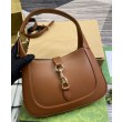 Borsa a tracolla piccola Gucci Jackie 782849 Caffè