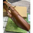 Borsa a tracolla piccola Gucci Jackie 782849 Caffè