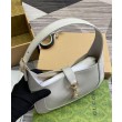Bora Pari all'originale replica a tracolla piccola Gucci Jackie 782849 Crema