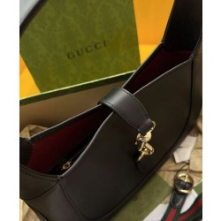 Borsa a tracolla piccola Gucci Jackie 782849 Nero
