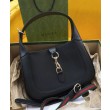 Borsa a tracolla piccola Gucci Jackie 782849 Nero