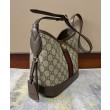 Borse Replica Alta Qualità a tracolla piccola Gucci Ophidia GG 781402 Caffè scuro