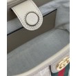 Borsa a tracolla piccola Gucci Ophidia Series GG Crema