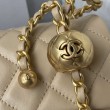 Borsa AS1787 Mini con patta albicocca