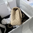 Borsa AS1787 Mini con patta albicocca