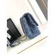 Borsa con patta in denim AS2240