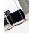 Replica Perfetta con patta in pelle di agnello shearling AS5149 Nera