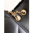Replica Perfetta con patta in pelle di agnello shearling AS5149 Nera