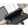 Replica Perfetta con patta in pelle di agnello shearling AS5149 Nera