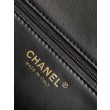 Replica Perfetta con patta in pelle di agnello shearling AS5149 Nera