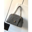 Borsa da bowling maxi in denim AS4812