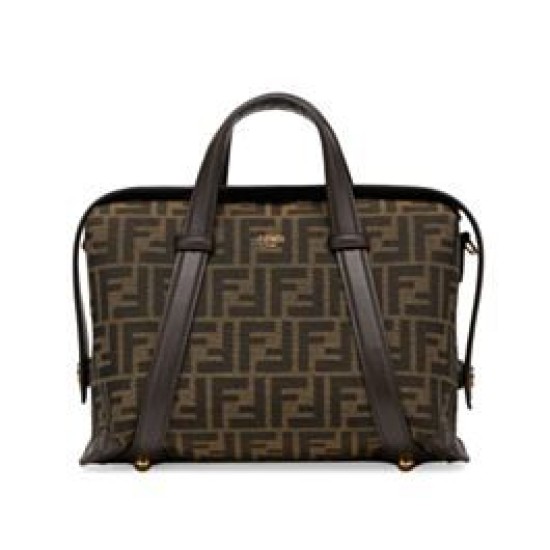 Borsa Fendi Boston 365 8BL152 Caffè