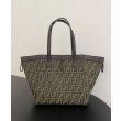 Borsa Fendi Origami Grande 8BH415 Caffè Scuro