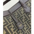 Borsa Fendi Origami Grande 8BH415 Caffè Scuro
