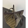 Borsa Fendi Origami Grande 8BH415 Caffè Scuro