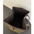 Borsa Fendi Origami Grande 8BH415 Caffè Scuro