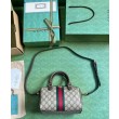 Borse Replica Gucci Ophidia Gg mini con manico superiore 772053 Caffè scuro