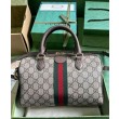 Borse Replica Gucci Ophidia Gg piccola con manico superiore 772061 Caffè scuro